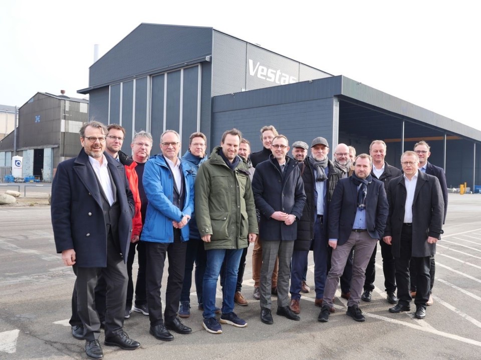 Gruppefoto på Lindø / Odense Havn.